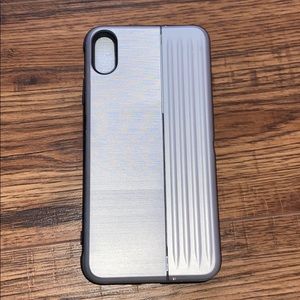 iPhone XS flip stand case with screen protecter